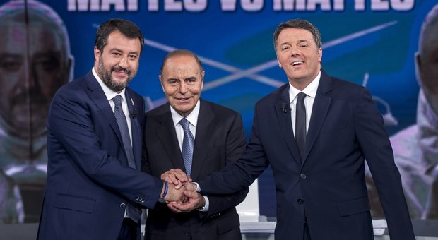 Renzi-Salvini, le pagelle: l'ex premier cattivista e il leghista incassatore