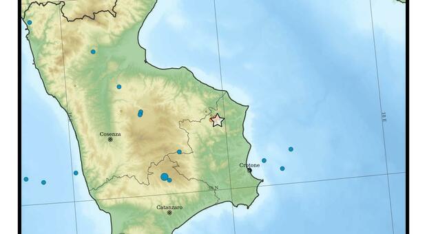 Terremoto a Crotone: scossa di magnitudo 3.2
