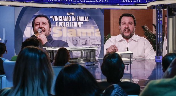 Salvini nell'intervallo di Juve-Roma, il Pd attacca la Rai: «Uno spot elettorale»