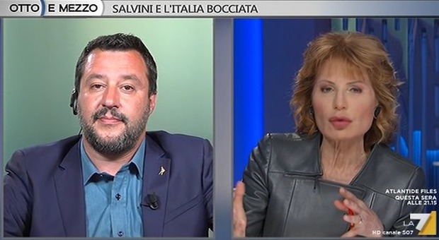 Salvini-Gruber, lite a Otto e Mezzo: «Mi avete dato del razzista». Lei: «Le devo togliere l'audio?»