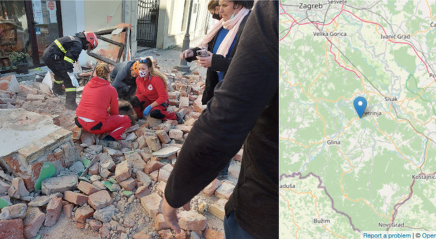 Terremoto in Croazia: magnitudo 6.3. Persone sotto le macerie: «Morto un bambino». Avvertito in Italia da Trieste a Napoli
