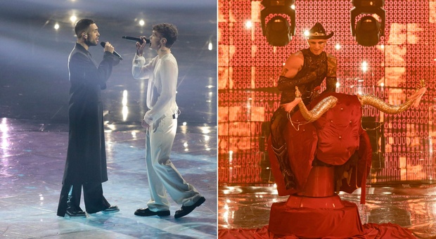 Eurovision, l'analisi a Domenica In: «Ecco perché Mahmood e Blanco e Achille Lauro non ce l'hanno fatta»