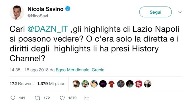 Dazn, esordio flop: gol di Lazio e Napoli anticipati dalle notifiche delle app. Ironia social su Diletta Leotta
