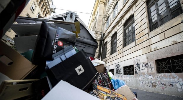 Caso rifiuti davanti alle scuole di Roma, la Grillo gela Raggi: «Il Comune pulisca»