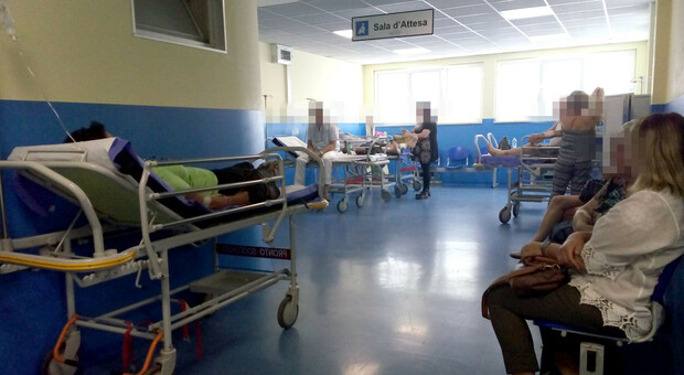 Il pronto soccorso dell'ospedale Perrino di Brindisi