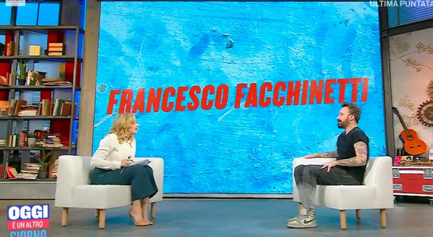 Francesco Facchinetti a "Oggi è un altro giorno": «Un concerto di Jovanotti ha cambiato la mia vita»