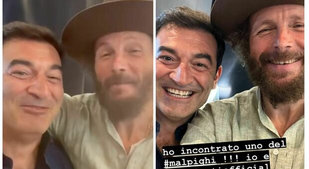 Max Giusti e Jovanotti si incontrano in aeroporto e scoprono di aver frequentato lo stesso liceo