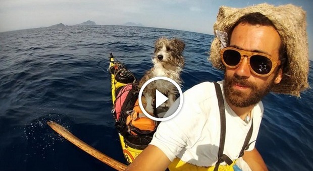Sergi Rodriguez Basoli con il cane Nirvana (Instagram)