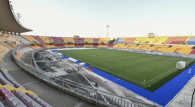 Lo stadio Via del Mare di Lecce