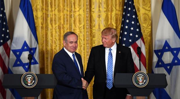 Donald Trump riceve Benjamin Netanyahu