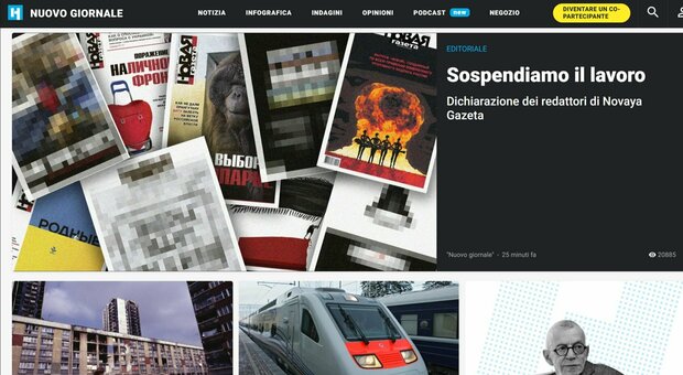 Novaja Gazeta chiude, il giornale indipendente russo sanzionato dal governo