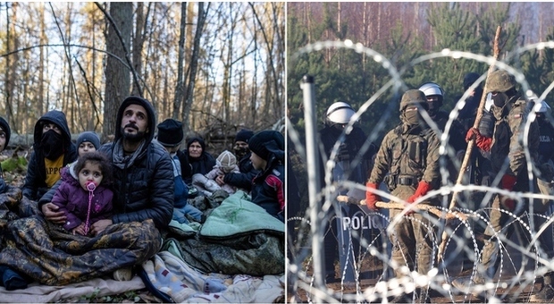 Bielorussia-Polonia, sfondata recinzione frontiera: gruppi di migranti superano il confine