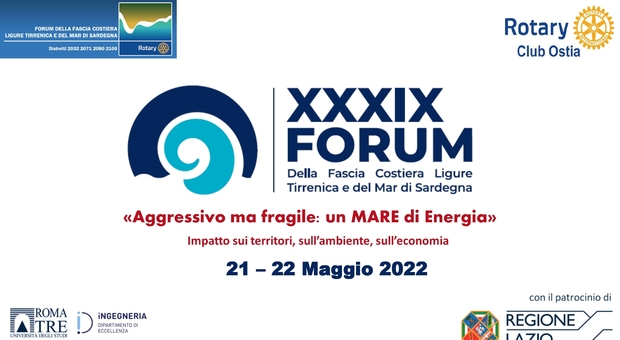 Forum Fascia Costiera Ligure-Tirrenica e del Mar di Sardegna, nuovo appuntamento a Roma il 21 e 22 maggio