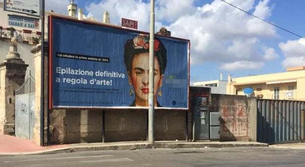 “Epilazione definitiva, a regola d'arte”, parola di Frida Kahlo: la trovata pubblicitaria diventa virale