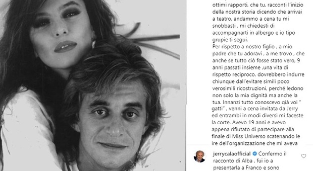 Alba Parietti contro l'ex marito Franco Oppini: «Non mi piace essere decritta come una facile». Jerry Calà accorre in aiuto