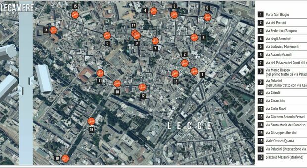 In arrivo 18 telecamere con riconoscimento facciale: posizionate in punti strategici della città