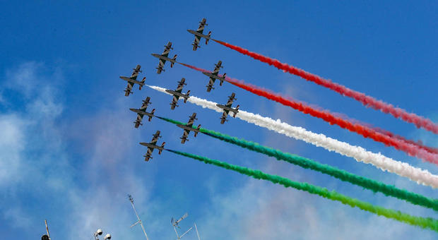 Le Frecce tricolori su tutta Italia: in cinque giorni verranno sorvolati i capoluoghi regione
