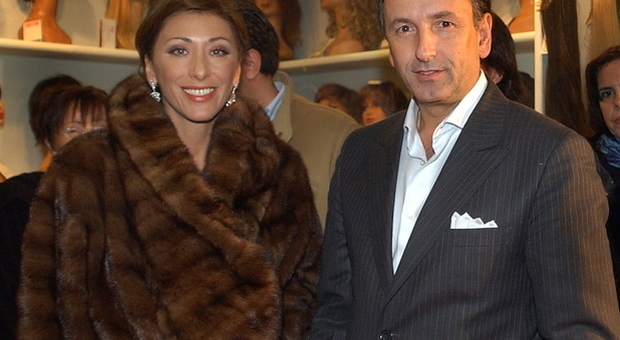 L'imprenditore Enrico Monti, amministratore delegato di villa Condulmer con la moglie Sabrina Salerno