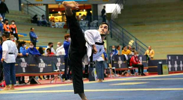 Nicolò Botrugno ai mondiali di taekwondo