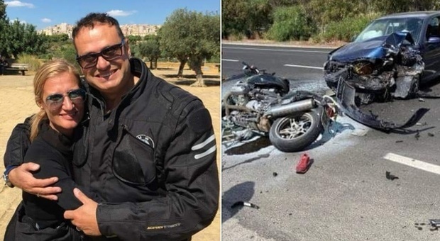 Incidente tra auto e due moto, morti carabiniere e moglie. Comandante dei vigili in fin di vita