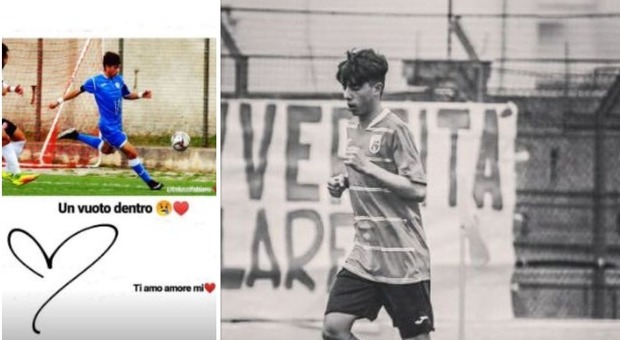 Fabiano Colucci, baby calciatore suicida a 19 anni. Annullata la gara di campionato