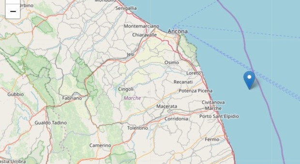 Terremoto nelle Marche, scossa di magnitudo 3.3 tra Fermo e Macerata