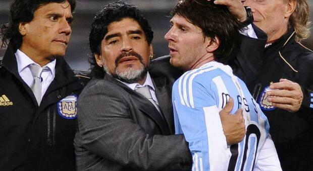Messi a Maradona: «Ti mando tutta la forza del mondo»