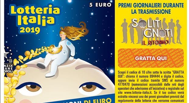 Lotteria Italia 2020, i biglietti vincenti: Roma vince 1,5 milioni di euro. A Torino 5 milioni. Anche 4 tagliandi da 100 mila euro nella Capitale