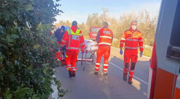 Ciclista investito nel Basso Salento: è in coma in ospedale