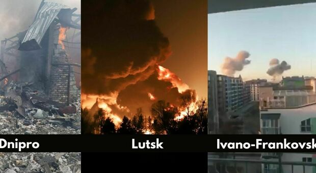 Ucraina, diretta: esplosione vicino all'aeroporto di Lutsk. Il sindaco: «Mettetevi al riparo» Mariupol, più di 1.200 corpi rimossi dalla strada Bombe su asilo nido: un morto
