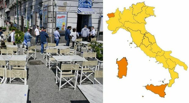 Zona gialla Lombardia, Lazio, Veneto, Campania e le altre regioni (arancione solo Aosta): attesa nuovi parametri