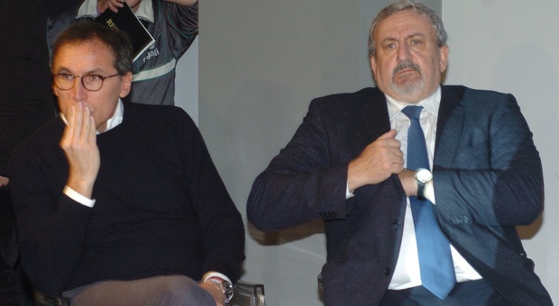 Il governatore Michele Emiliano ed il ministro Francesco Boccia a Brindisi