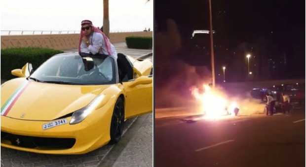 Cody Nixon morto dopo l'incidente con la Ferrari a noleggio (Instagram/Liveleak)