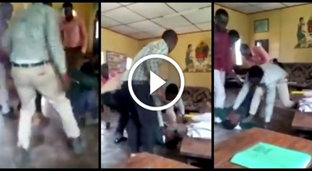 Il video girato in una scuola della Tanzania
