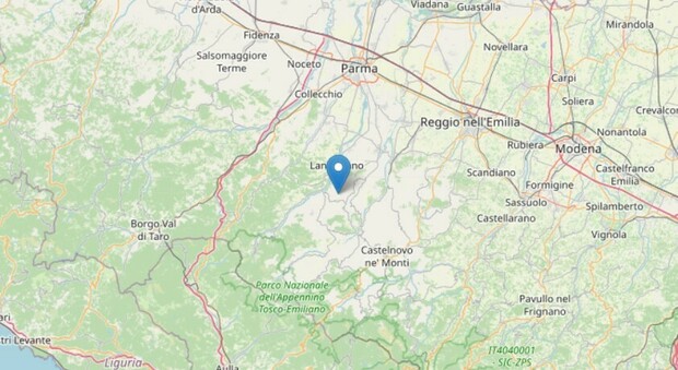 Terremoto a Parma, forte scossa di magnitudo 3.7 nella serata di ieri