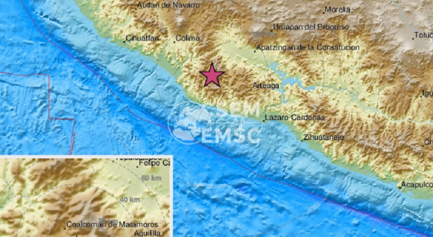 Forte terremoto in Messico: scossa di magnitudo 7.4 con epicentro a Coalcomán