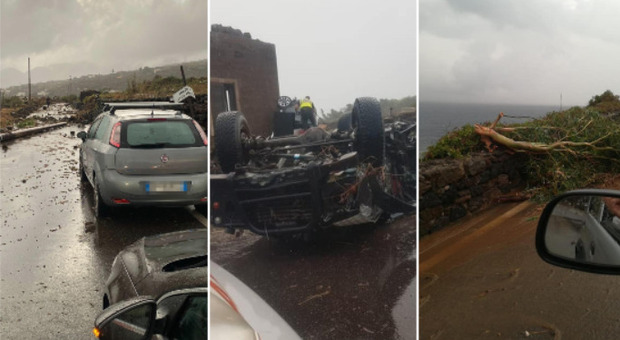 «Tromba d aria apocalittica»: a Pantelleria 2 morti e 9 feriti Si contano i danni