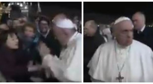 Gli schiaffetti alla fedele invadente, il Papa si scusa: «Ho perso la pazienza»