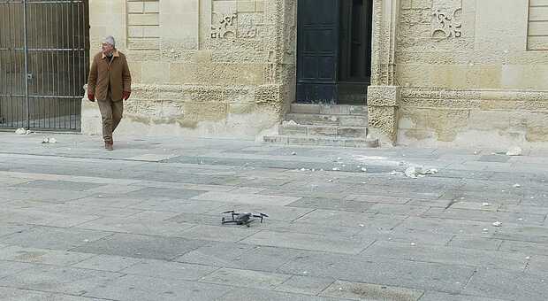 Danni al campanile del Duomo: rilevamento con il drone per quantificare i danni. Ecco i risultati