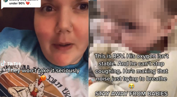 Virus sincinziale, mamma di un bambino malato che lotta per respirare si infuria: «Non dovete toccare i figli degli altri»