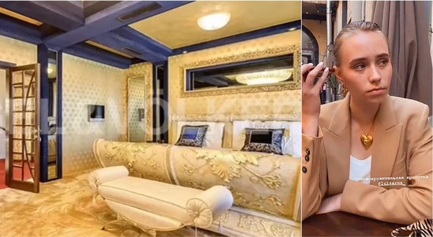 Putin, le foto degli interni dell'attico di lusso della figlia segreta: ora è in affitto per 9mila dollari al mese