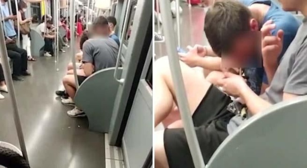 Milano, sniffano cocaina in metropolitana incuranti degli altri passeggeri: il video choc