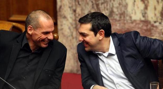 Yanis Varoufakis e Alexis Tsipras