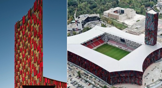 Roma-Feyenoord, lo stadio di Tirana progettato dall'italiano Marco Casamonti