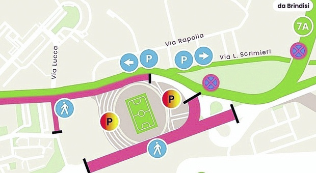 Piano traffico, cambia la viabilità in zona stadio Via del Mare: le novità