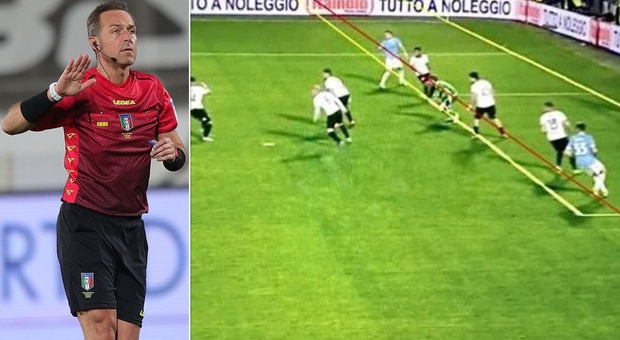 Spezia-Lazio, l'incomprensione tra Pairetto e il VAR nel gol di Acerbi: «C***o, perché hai ripreso?»