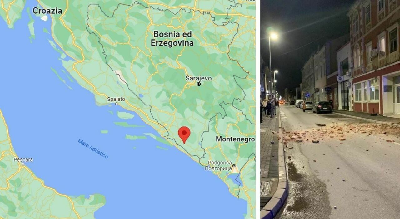 Terremoto in Bosnia di magnitudo 6.0, morta una ragazza. Sisma avvertito in tutta Italia: paura dalla costa Adriatica fino a Roma e Napoli